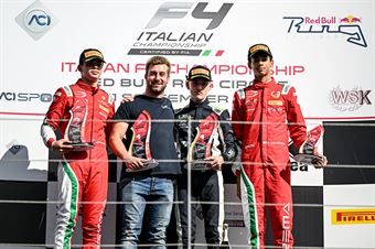 race 1 podium, ITALIAN F.4 CHAMPIONSHIP