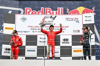 race 2 podium, ITALIAN F.4 CHAMPIONSHIP