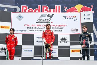 race 2 podium, ITALIAN F.4 CHAMPIONSHIP