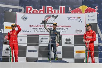race 3 podium, ITALIAN F.4 CHAMPIONSHIP