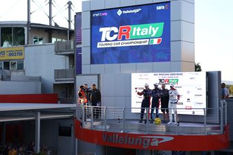PODIO ASSOLUTO RACE 1 , TCR ITALY TOURING CAR CHAMPIONSHIP 