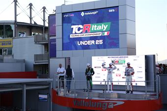 PODIO UNDER 25 RACE 1 , TCR ITALY TOURING CAR CHAMPIONSHIP 